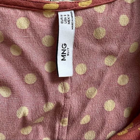 Mango Polka Dot Ruffled Dress - Picture 11 of 12